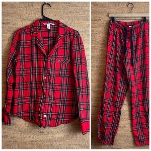 VICTORIA'S SECRET Flannel Long Pajama Set